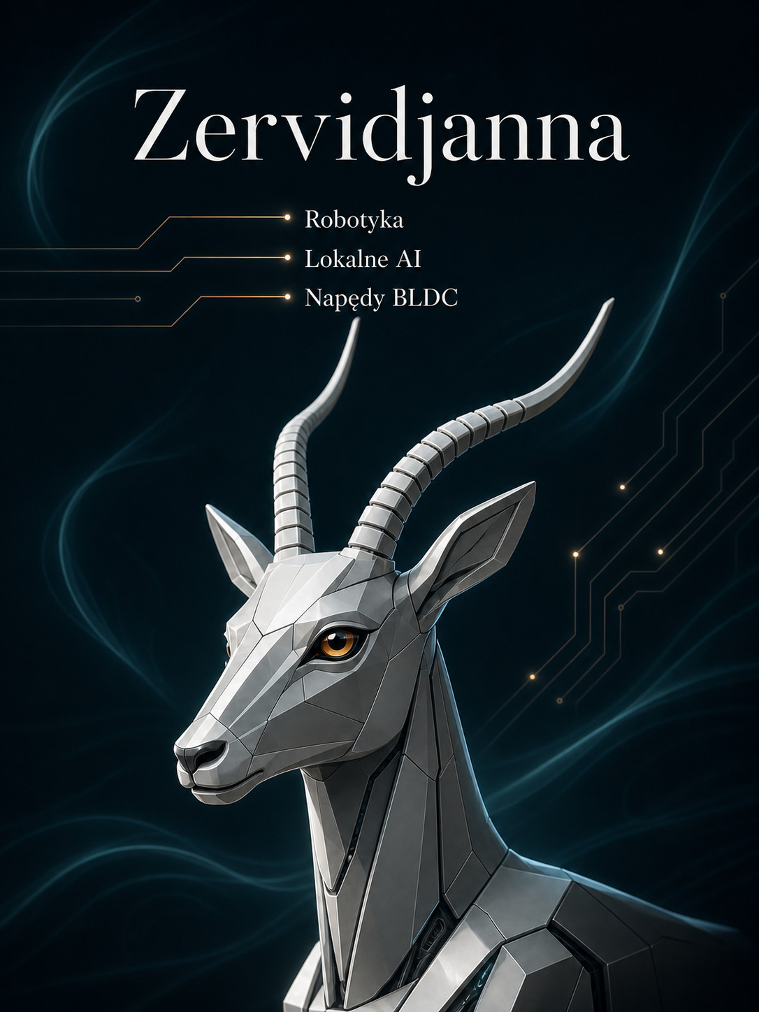 Zervidjanna — robotyczna łania z lokalnym AI